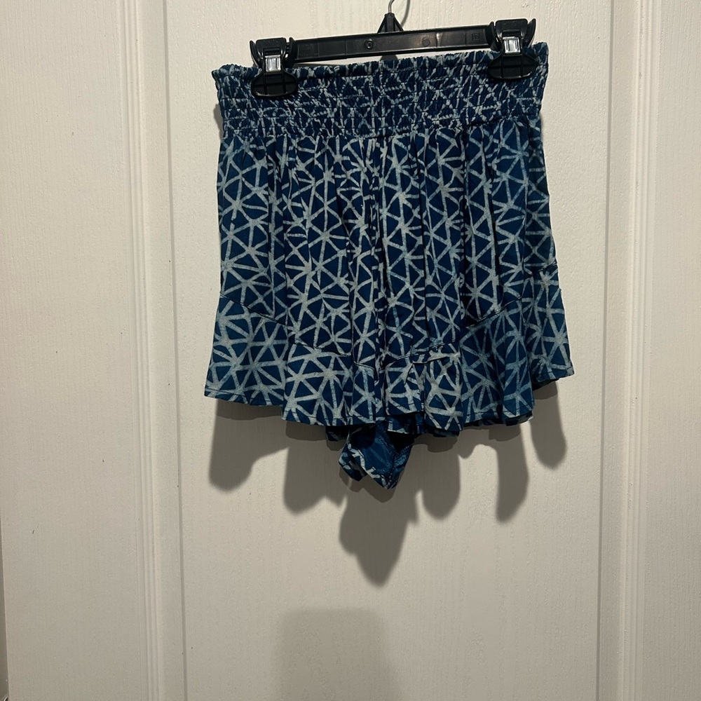 Rip Curl Blue Patterned Shorts SKU 1001